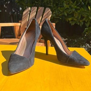 Madewell Black Suede Mira Stiletto